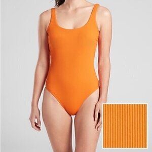 Athleta Ribbed One Piece Swimsuit